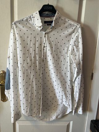 Camisa Zara Man Estampada Talla M