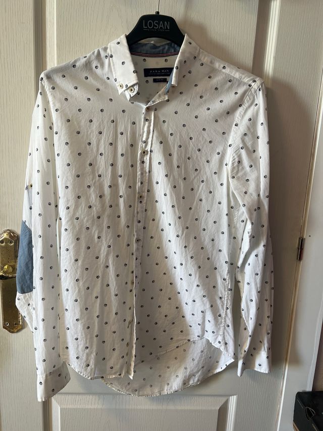 Camisa Zara Man Estampada Talla M
