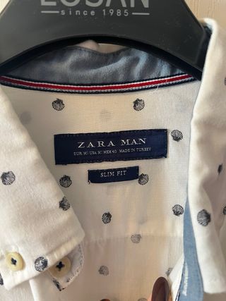 Camisa Zara Man Estampada Talla M