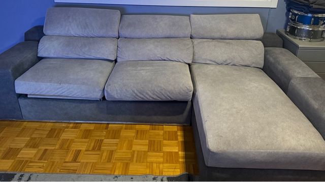 Sofá modular gris grande regalo funda de sofá