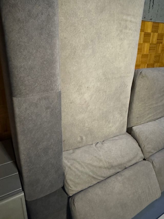 Sofá modular gris grande regalo funda de sofá