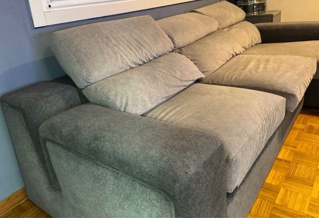 Sofá modular gris grande regalo funda de sofá