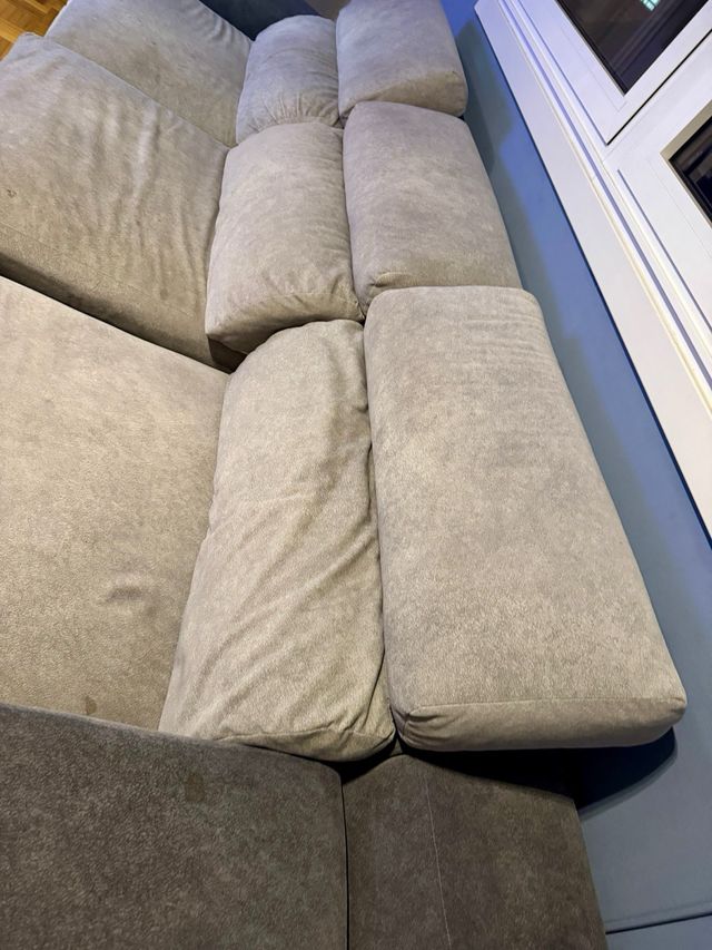 Sofá modular gris grande regalo funda de sofá