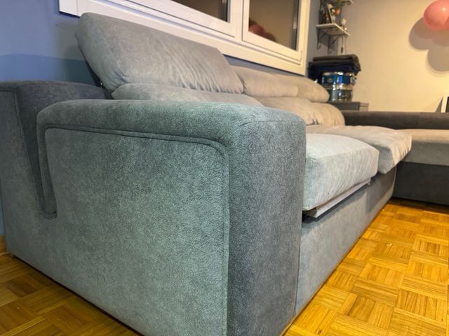 Sofá modular gris grande regalo funda de sofá