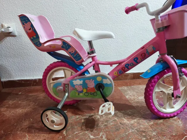 Bicicleta Peppa Pig 12 para niños