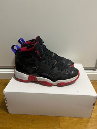 Jordan Two Trey Negro/Rojo Caja Original