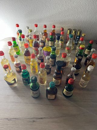 Collezione Mini Bottiglie Vuote