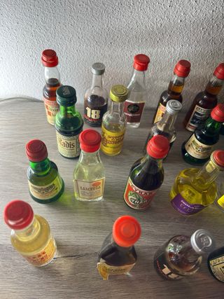 Collezione Mini Bottiglie Vuote