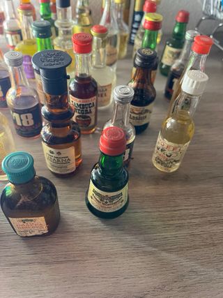 Collezione Mini Bottiglie Vuote