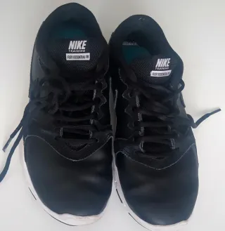 Zapatillas Nike Mujer Negras Cuero