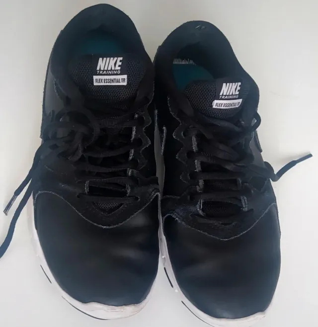 Zapatillas Nike Mujer Negras Cuero
