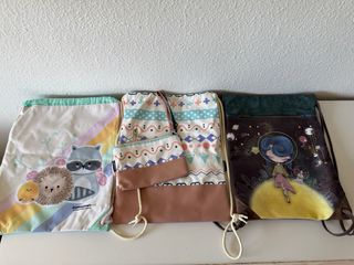 Pack 3  Mochilas Diseño Espacial y Geométrico