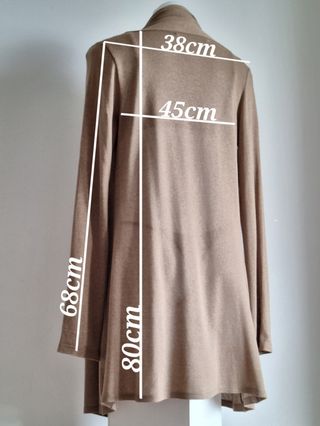 Chaqueta Larga Punto de Mujer