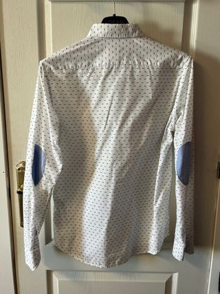 Camisa Sfera blanca y azul