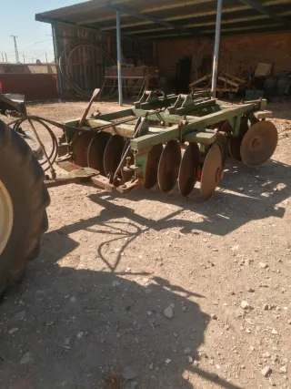 Grada de disco reversible, Discos con muy poco uso