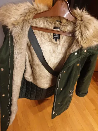 Chaquetón Zara Outer Wear Verde