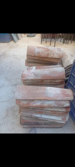 Tejas de barro antiguas