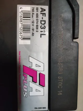 Batería Coche AF-D31L