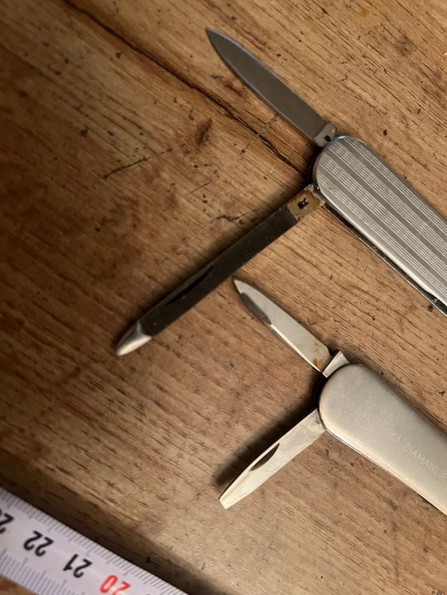 Navette da tasca argentate