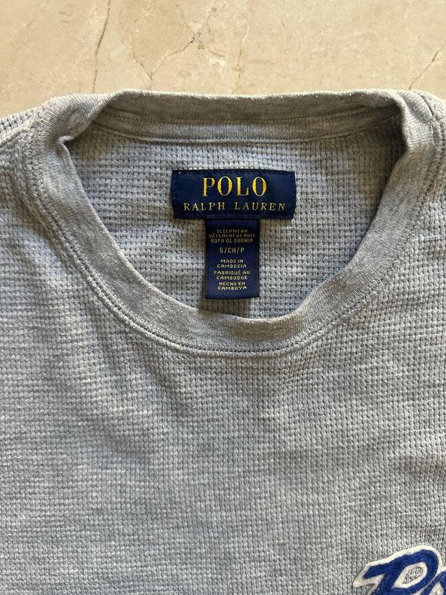 Sudadera Polo Ralph Lauren Gris Talla S