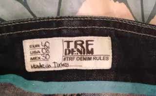 Pantalón vaquero mujer azul