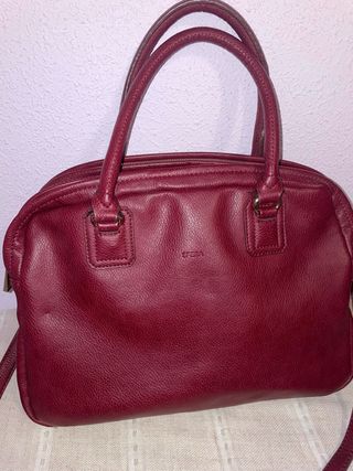 Bolso Sfera Rojo Piel