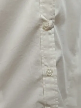 Camisa mujer  blanca H&M talla L