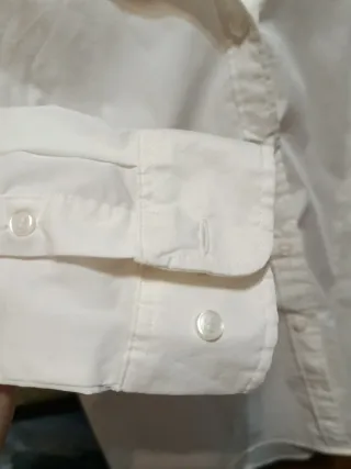 Camisa mujer  blanca H&M talla L