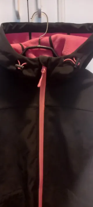 Parka impermeable negra