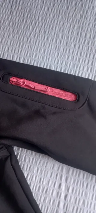 Parka impermeable negra