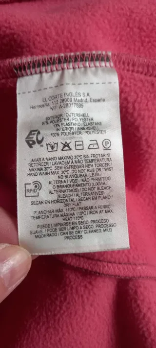 Parka impermeable negra