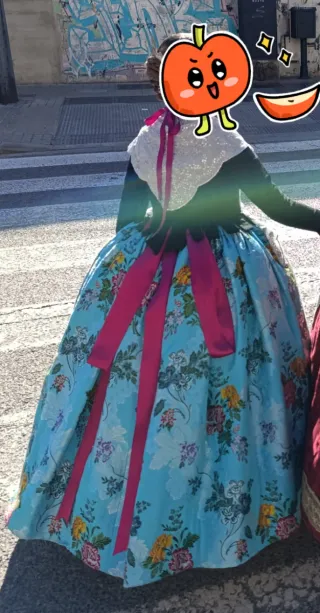 Alquiler Traje Fallera Niña talla 9