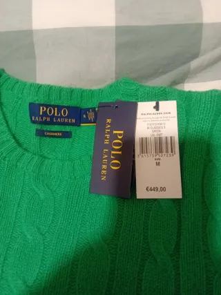 Jersey Polo Ralph Lauren Verde Talla M