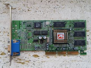 Scheda video AGP ATI 128