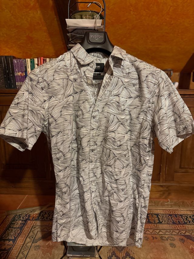 Camisa manga corta hombre Boston Talla S