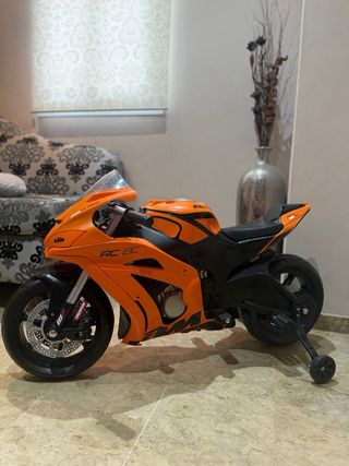 Moto Eléctrica Infantil KTM RC Naranja