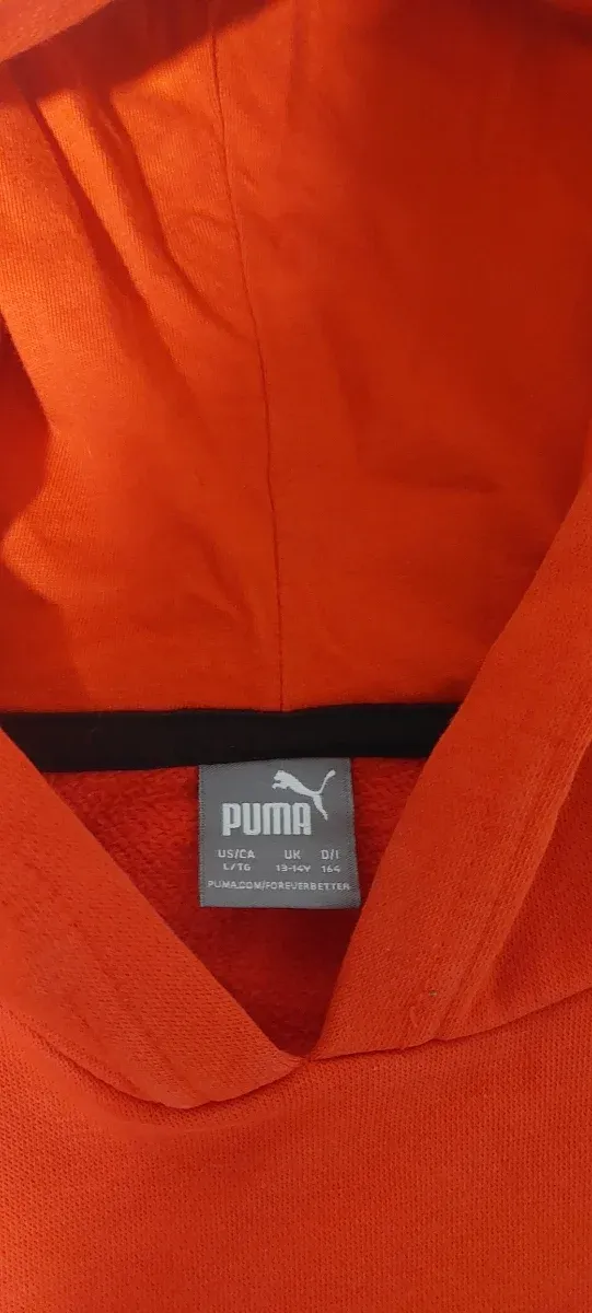 Sudadera Puma niño roja