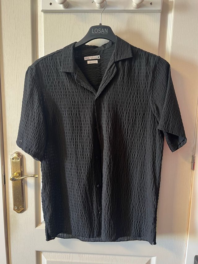 Camisa ZARA Negra Talla s