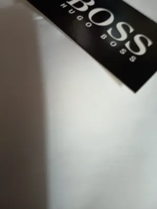 Sudadera Boss Blanca Logo Grande