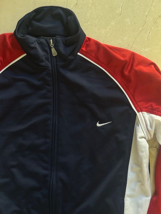 Sudadera Nike Y2K Azul y Rojo Talla S