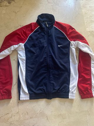 Sudadera Nike Y2K Azul y Rojo Talla S