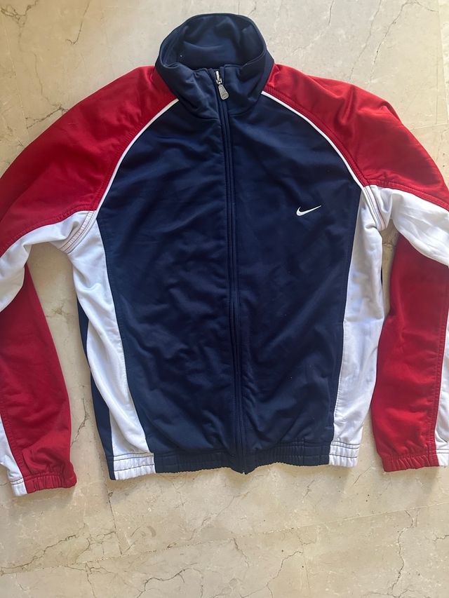 Sudadera Nike Y2K Azul y Rojo Talla S