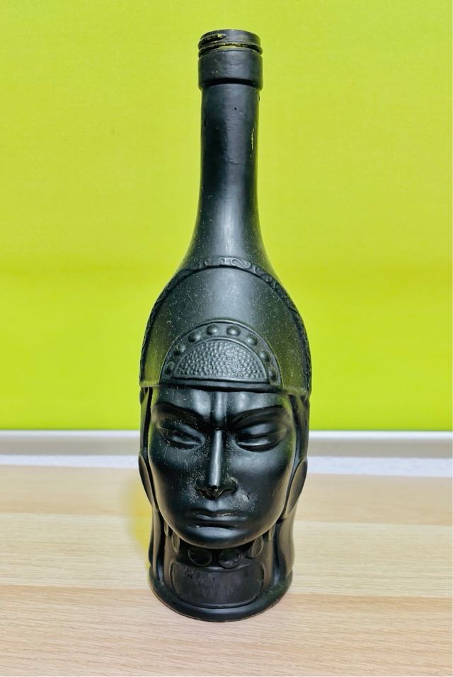 Lámpara  Antigua Diseño Cabeza Guerrero.