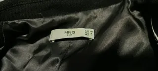 Americana elegante mujer color negro.