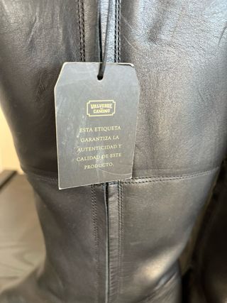 Bota Rociera Vacuno Negro Talla 41