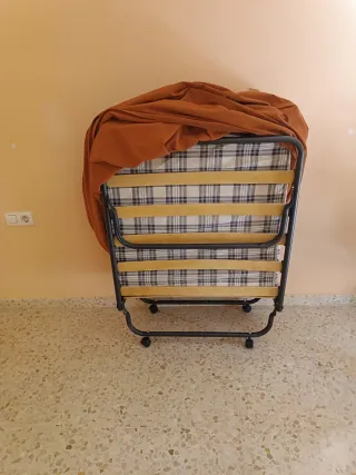 Cama supletoria individual plegable