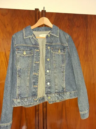 Chaqueta vaquera Mango azul