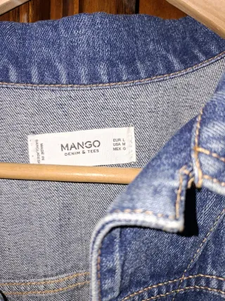 Chaqueta vaquera Mango azul