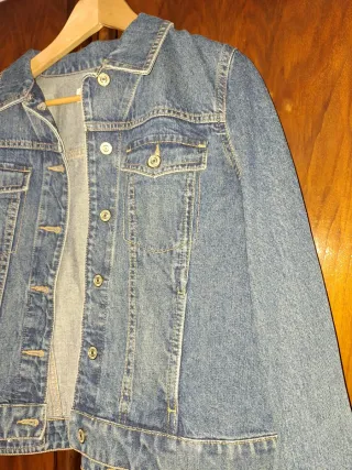 Chaqueta vaquera Mango azul