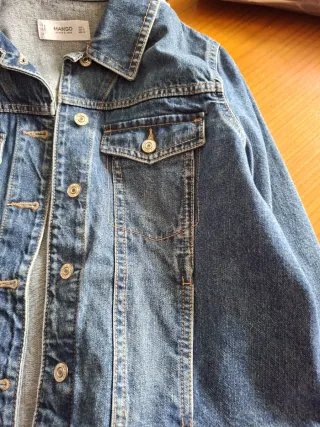 Chaqueta vaquera Mango azul